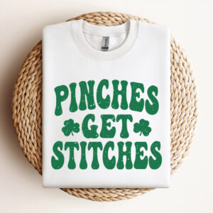 Pinches Get Stitches SVG St Patrick Day SVG Clover SVG Lucky Shamrock SVG St Patrick Day Vector Designs Design