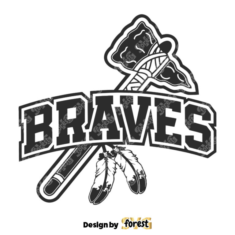 Retro Braves Chop On Baseball Mlb Team SVG