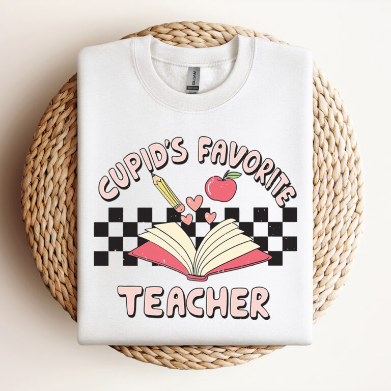 Retro Cupids Favorite Teacher SVG 2