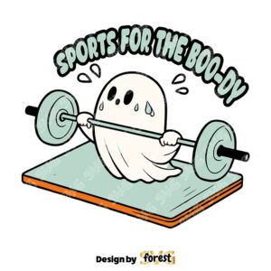 Retro Cute Ghost Halloween SVG Sports For the Boo Dy SVG Ghost Sport SVG
