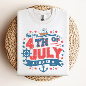 Retro Happy 4th Of July Cruise SVG Design