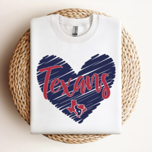 Retro Heart Love Texans Football SVG 2