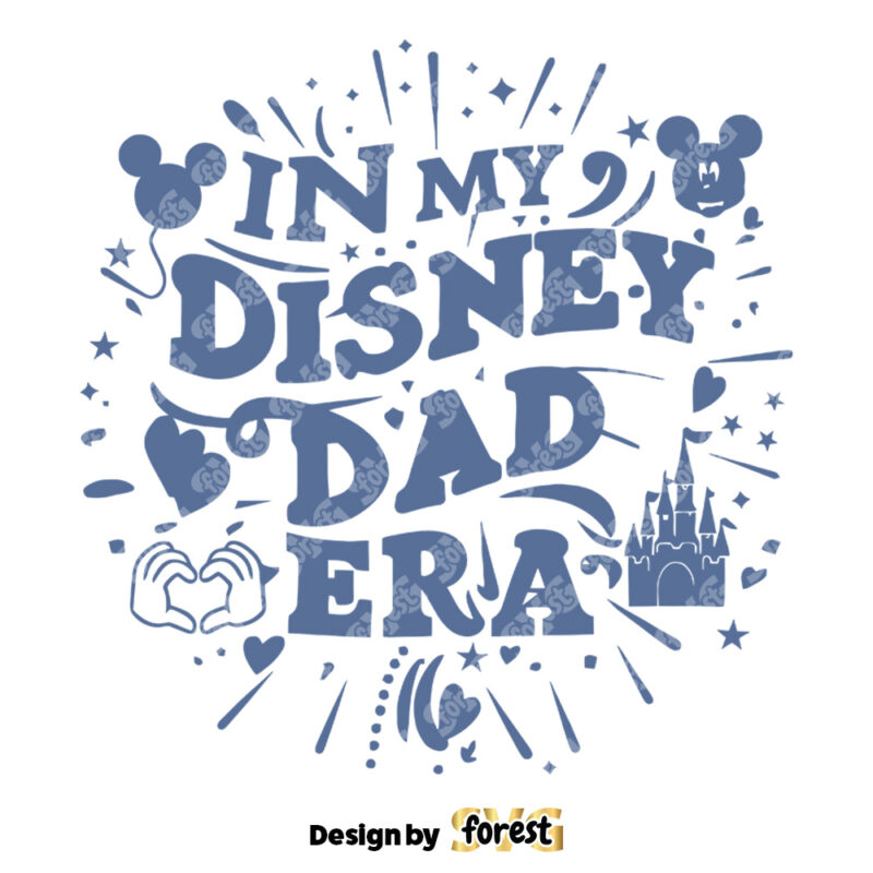 Retro In My Disney Dad Era Magical Daddy SVG
