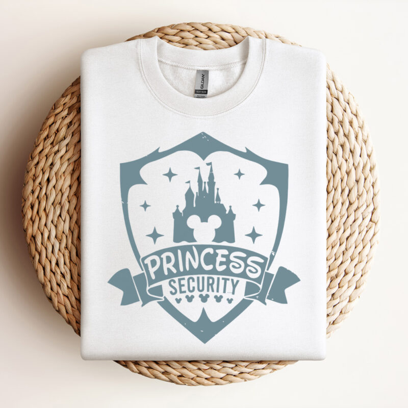 Retro Princess Security Fathers Day SVG Design