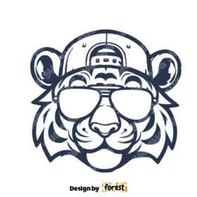 Retro Tigers Game Day Baseball SVG