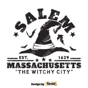 Salem Massachusetts SVG Halloween SVG Salem SVG Halloween Shirt SVG Cute Halloween SVG