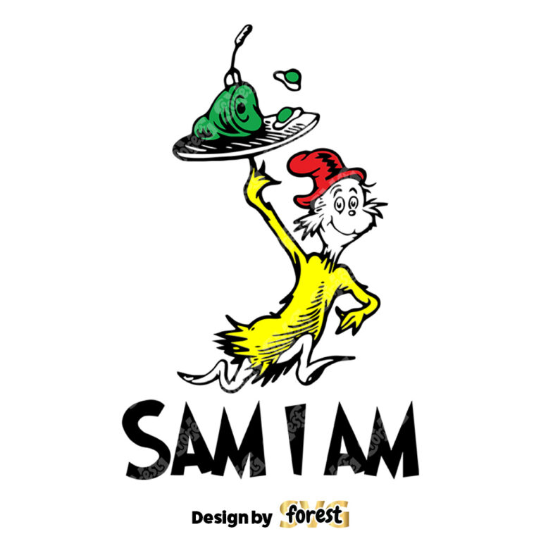 Sam I Am SVG Dr Seuss SVG Dr Seuss Hat SVG Teacher Dr Seuss SVG Cat In The Hat SVG 0