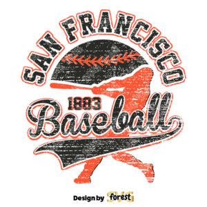 San Francisco Baseball 1883 SVG Digital Download 0