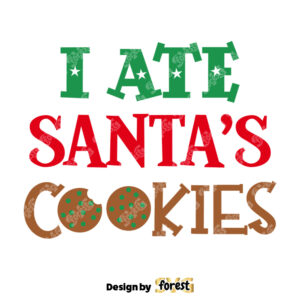 Santa Cookies SVG Christmas SVG Winter SVG 0