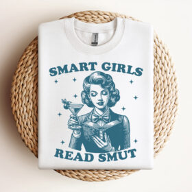 Smart Girls Read Smut SVG Trendy Bookish SVG Bookish SVG Bookish SVG Vintage SVG Design