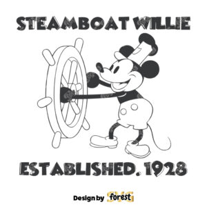 Steamboat Willie Established 1928 SVG 0