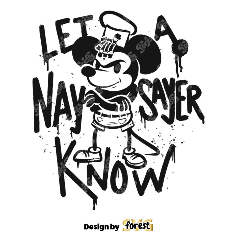 Steamboat Willie Let A Naysayer Know SVG 0