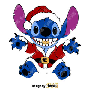 Stitch Santa Christmas SVG Merry Christmas SVG Disney SVG 0