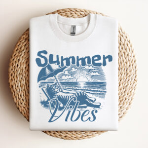 Summer Vibes SVG Summer SVG Trendy Summer SVG Aesthetic Summer Trendy Summer SVG Design