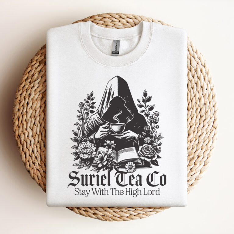 Suriel Tea Co SVG Acotar SVG Vintage Retro Bookish SVG Design