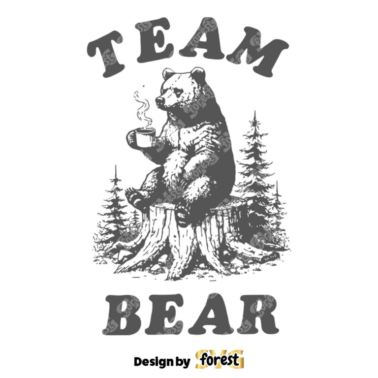 Team Bear Funny Feminist SVG