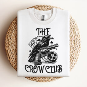 The Crow Club SVG Six Of Crows SVG Vintage Retro Bookish SVG Book Reader Book Lover Fantasy SVG Vintage SVG Design
