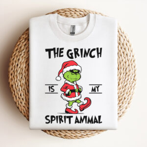 The Grinch Is My Spirit Animal SVG Design