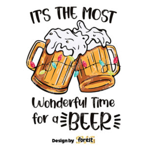 The Most Wonderful Time For A Beer SVG 0