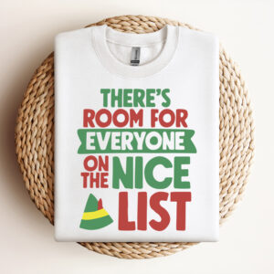 Theres Room For Everyone On The Nice List SVG Elf Christmas SVG Elf SVG Files Buddy Elf SVG 2