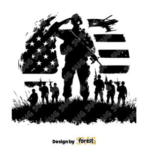 US Soldier SVG Veteran Soldier SVG American Troops SVG Army SVG Military SVG