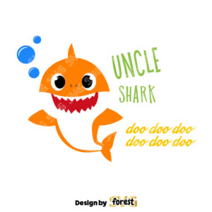 Uncle Shark SVG Shark Family SVG Baby Shark SVG Shark Doo Doo Doo SVG Shark Kids SVG 0