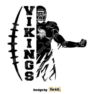 Vikings Football Player SVG Digital Download 0