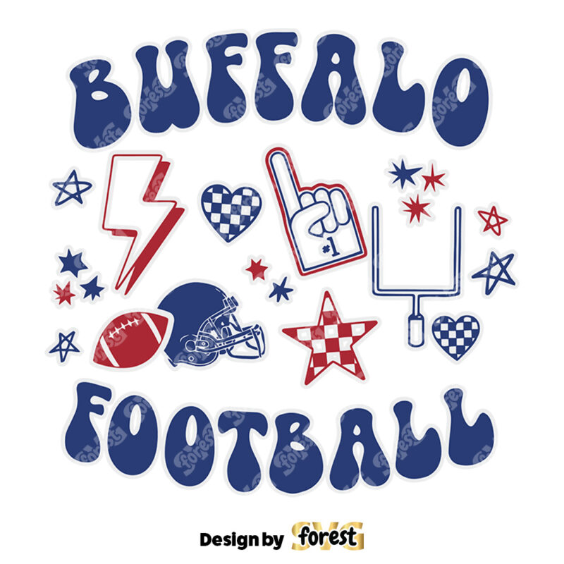Vintage Buffalo Football Nfl Team SVG 0