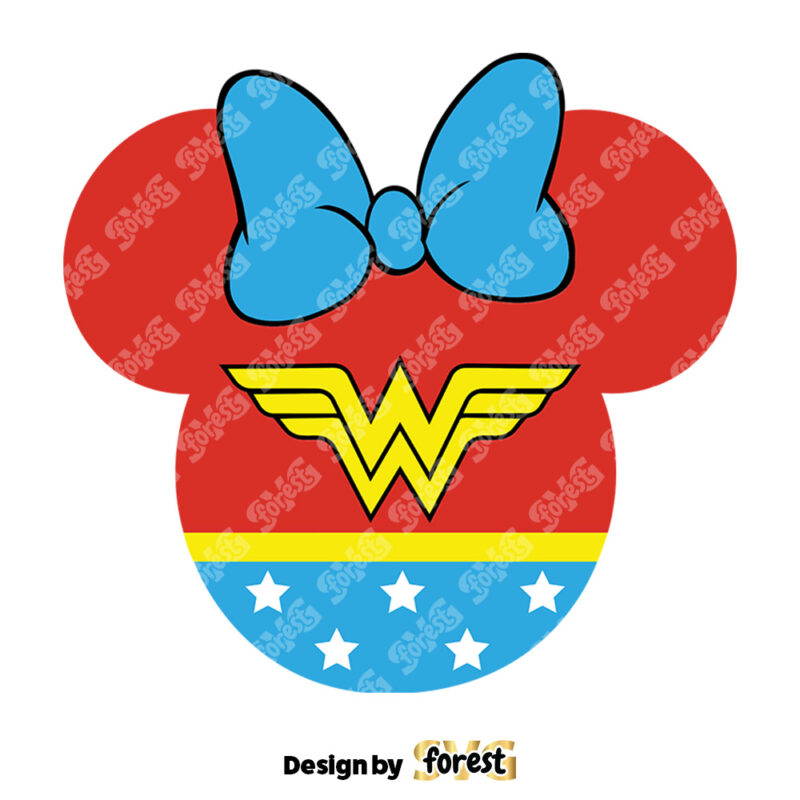 Wonder Woman SVG Disney Family SVG Minnie Logo SVG Minnie 0