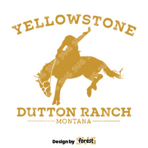 Yellowstone Dutton Ranch Montana SVG Yellowstone SVG Yellowstone Clipart Dutton Ranch 0