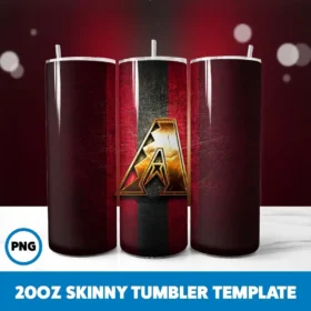 Arizona Diamondbacks Designs 2 20oz Skinny Tumbler Png Digital Download