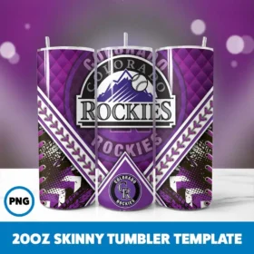 Colorado Rockies 20oz Tumbler Wrap 20oz Tumbler Wrap Digital Download