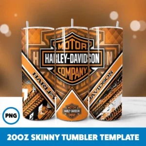 Harley Davidson Company Tumbler Wrap 20oz Tumbler Wrap Instant Download