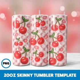 Inflated Misc 42 20oz Skinny Tumbler Sublimation Design