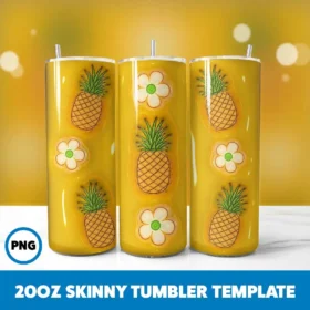 Inflated Misc 47 20oz Skinny Tumbler Sublimation Design