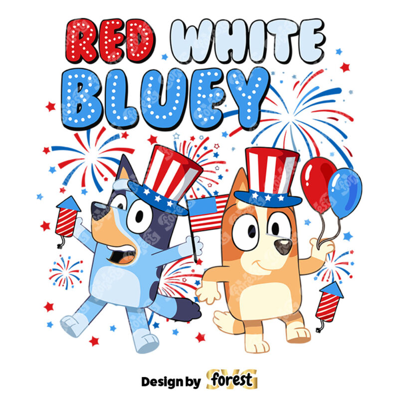 Retro Red White Bluey th of July SVG America SVG th of July SVG