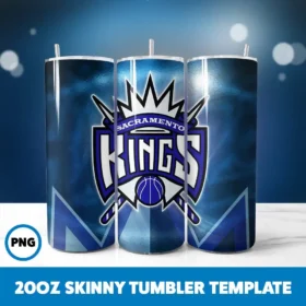 Sacramento Kings Basketball Tumbler Wrap 20oz Tumbler Design