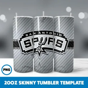 San Antonio Spurs Basketball Tumbler Wrap 20oz Tumbler Design Digital Download
