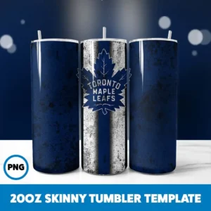 Toronto Maple Leafs Grunge Tumbler Wrap 20oz Skinny Tumbler Straight Digital Download