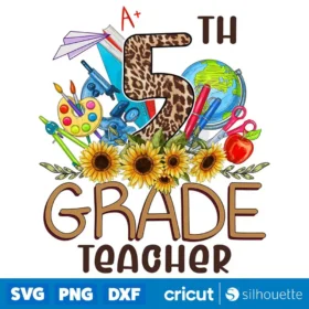 5Th Grade Teacher Png Teacher Png School Png Digital Download Design