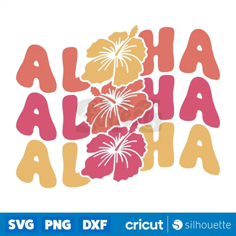 Aloha Svg Summer Shirt Svg Hibiscus Svg Libbey Glass Svg Summer