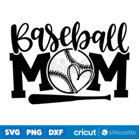 Baseball Mom Svg Gameday Svg Baseball Mama Svg Mothers Day Svg