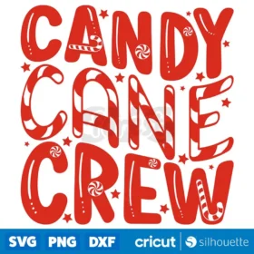 Candy Cane Crew Svg Christmas Candy T Shirt Digital Design Svg Png Cut Files Digital Download Design