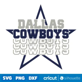 Dallas Cowboys Svg Nfl Football Team T Shirt Svg Design Cut Files Cricut Silhouette Digital Download Svg