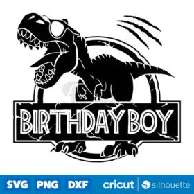 Dinosaur Birthday Boy Svg Dinosaur Svg Birthday Svg