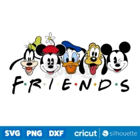 Disney Friends Svg Friendship Svg Magical Kingdom Svg Instant Download