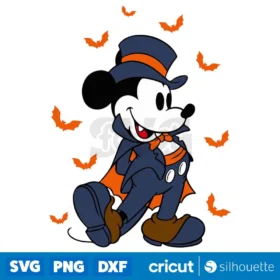 Disney Mickey Vampire Svg Halloween Masquerade Svg Digital Download Svg