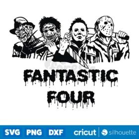 Fantastic Four Halloween Svg Digital Download Design