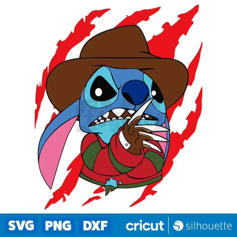 Freddy X Stitch Svg Stitch Svg Freddy Svg Disney Halloween Svg Digital Download Design