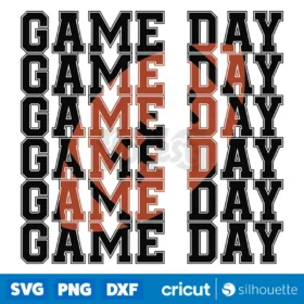 Game Day Svg Football Game Fan T Shirt Trendy Design Svg Png Cut Files